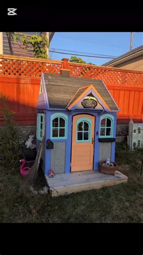 🏠✨ Dream Playhouse Makeover – Part One ✨🏠 I like to call myself a Marketplace Queen, and this might just be one of my best finds yet. Not because it was free, but because it allowed me to bring my childhood dream to life. A little imagination and paint can turn anything into magic. 💫 This project filled me with so much joy. I made this playhouse for my daughter, but if I’m being honest… it was really for me too. 💕 The inside makeover is coming next, so stay tuned for Part Two! #PlayhouseMake