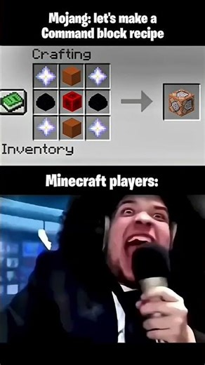 Only a Minecrafter knows what's wrong | #minecraft #commandblock #recipe