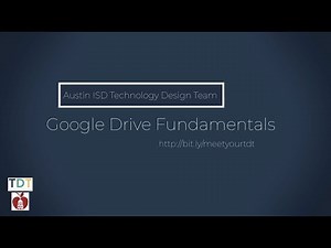 Basic Google Drive Management Training