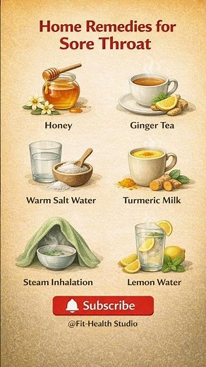How to Cure a Sore Throat Fast at Home|Natural Remedies for Relief#healthylifestyle #healthyfood