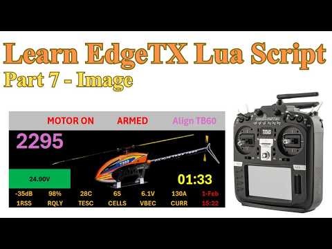 EdgeTx Telemetry Widget Lua Script Tutorial #7 - Images
