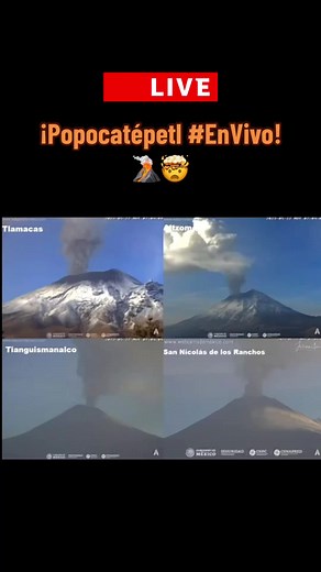 #volcan #volcán #volcano #volcanpopocatepetl #volcánpopocatépetl #popocatepetl #explosionvolcanica #volcanes #mexico #noticias #dongoyo #webcamsdeméxico #webcamsdemexico