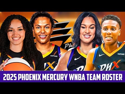 2025 Phoenix Mercury WNBA Team Roster