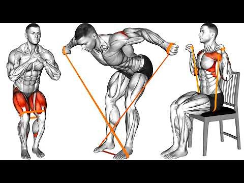 10-minute Full Body Strength Workout with Resistance Band