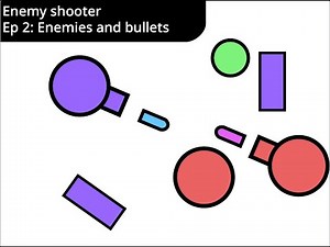 How to make a simple enemy shooter on scratch! |Ep2 Enemies and bullets