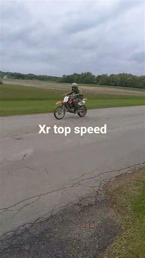 Honda XR 80 top speed