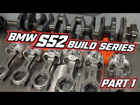 BMW S52 TURBO ENGINE BUILD - Rotating Assembly Balancing & Blueprinting