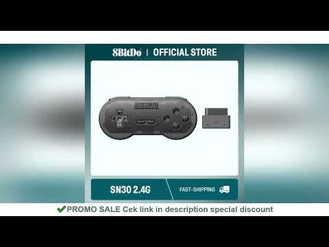 8BitDo SN30 2.4G Wireless Gamepad for Original SNES/SFC