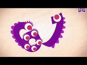 Learn Number 61 in English & Counting, Math by Endless Numbers Kids Video