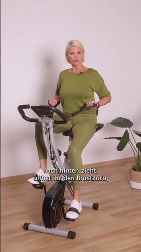 Effective full-body workout with the exercise bike – with Barbara Klein! 🚴‍♀️💪
