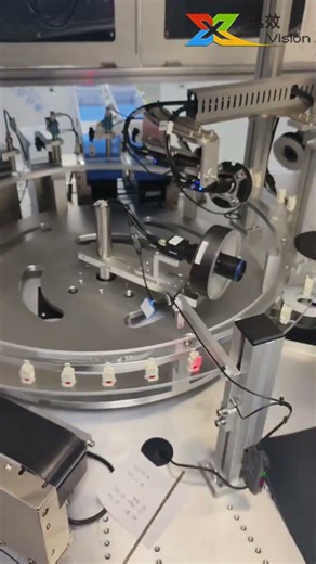 Injection molded optical inspection system #machinevision #ccdinspection #automaticqualitycontrol
