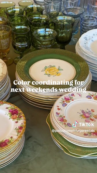 Mismatched Vintage China for Unique Events