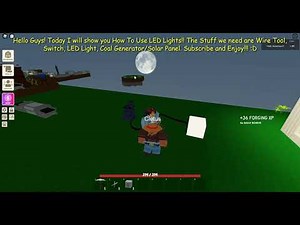 How To Use LED Lights | Roblox Islands