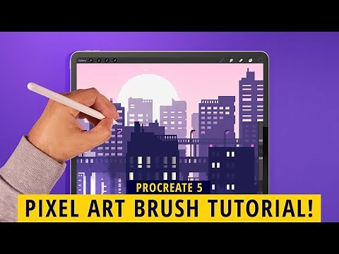 PROCREATE Pixel Art Brush Pack Tutorial!