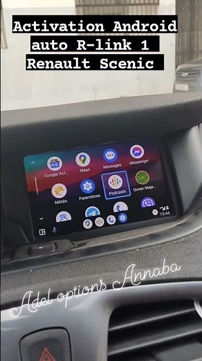 activation Android auto R-link 1 Renault Scenic