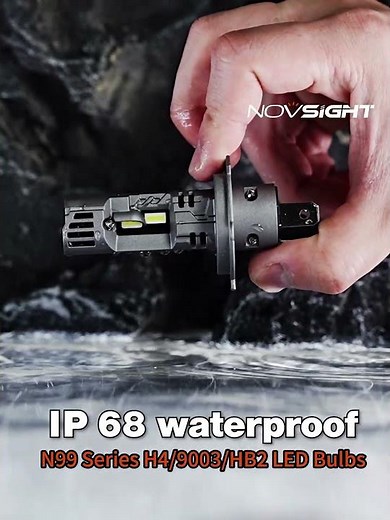 Novsight H4/9003/HB2 LED Bulbs Plug and Play Built-in Fan-N99 Series 100W Headlight bulbs