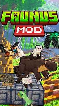 Minecraft 1.21.1: Capuchin Monkey, Tapir, and Crocodile in Minecraft!!! - Faunus [Java]