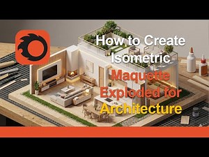 How to Create Isometric, Maquette, and Exploded Architecture Renders in 3ds Max + Corona