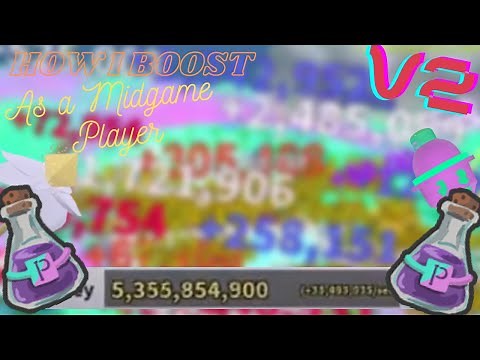 How I *BOOST* As A Midgame Player... V2 (Roblox Bee Swarm Simulator)