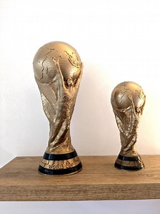 World Cup Trophy – Shiny Gold Finish – Personalizable Football Gift - Etsy