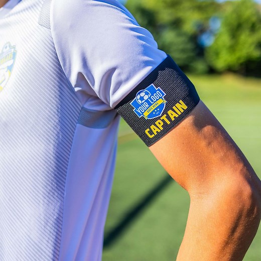 Personalized Captain Armband With Custom Logo With Hook and Elastic Loop, Used for Cycling, Football, Soccer, Events and Charity - Etsy