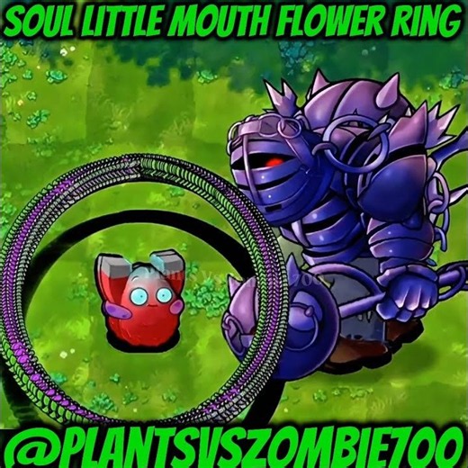 Soul Little Mouth Flower Ring Vs Zombies Power Test! #pvz #pvz2 #youtubeshorts #shorts