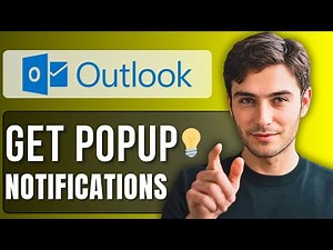 How To Get Email Notifications to Pop Up in Outlook | Full Guide 2025