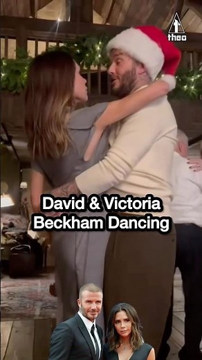 David Beckham and his wife Victoria Dancing 💃 #shorts #christmas