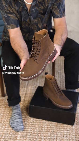 Sunday Date Night Outfit with Kevin | Unboxing Rugged Brown Boots