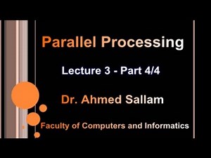 Intro to Parallel Processing with CUDA - Lecture 3 Part 4\4