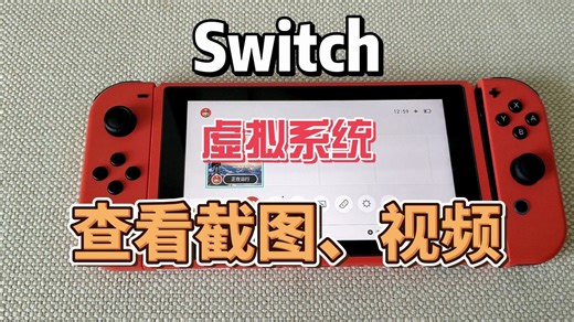 Switch在虚拟系统里查看视频或截图的方法