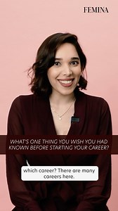 That one thing Trinetra wishes she knew before starting her career 🤍 #Femina #Career #Entertainment #Trinetra | Femina