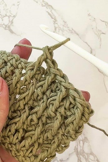 Front Post Double Crochet Stitch FPDC Video Tutorial