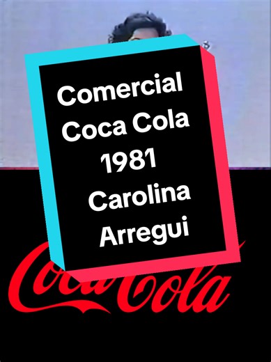 Comercial Coca Cola 1981 Con una jovencita y bella Carolina Arregui #cocacola #carolinaarregui #1981 #viral #doctor80s