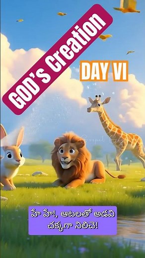 God's Amazing Creatures on the Sixth Day!