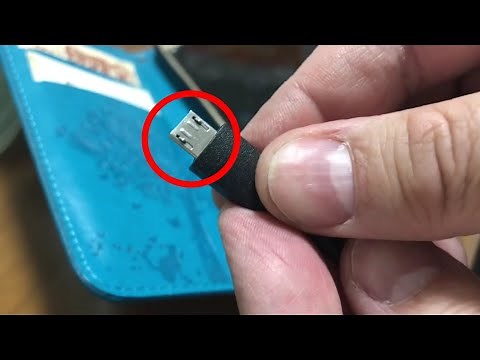 【充電できない】マイクロUSB-b（Micro USB Type-B）ケーブル端子の簡単な修理方法【応急処置】
