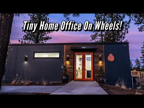Tiny Home Office On Wheels - Tiny Office Tour - Tiny Heirloom