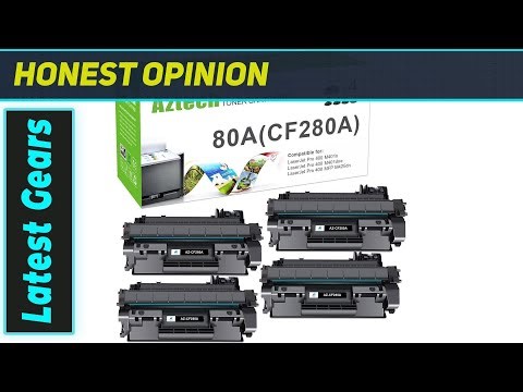 Aztech HP 80A/80X Toner 4-Pack: The Ultimate Value for Your HP Pro 400 Printer!