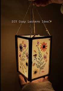 DIY Lantern from Tea Bags — Easy Cozy Lantern DIY