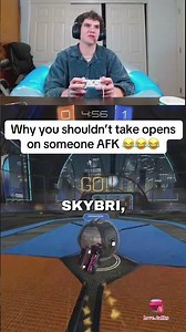 Don’t take open nets on someone AFK in Rocket League!😭😭 #rocketleague #rl #gaming #gamingclips