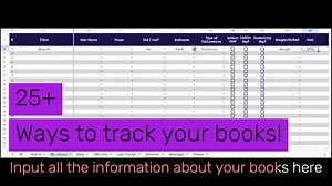 New!! Library Catalog Spreadsheet | Personal Book Tracker Template | Book Inventory | Home Library | Google Sheets Digital Download - Etsy