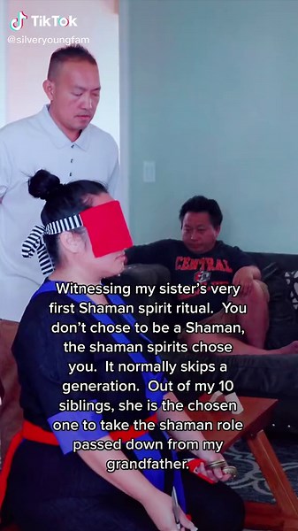 My sister Shaman Journey. #shaman #shamanism #culture #reliogions #hmong #fyp #fypシ゚viral #silveryoungfam #hmoob