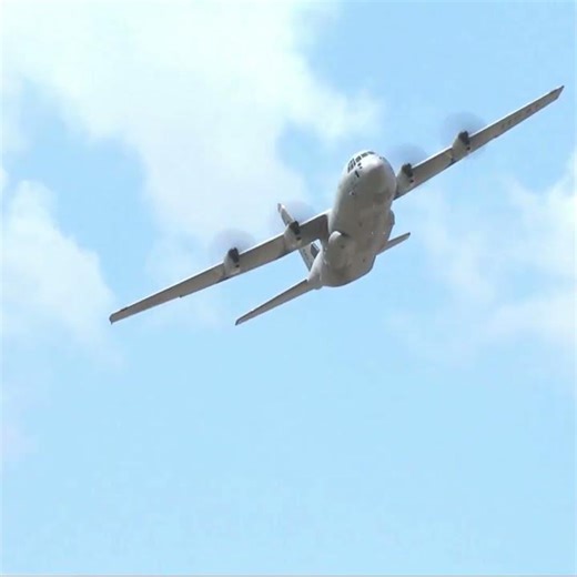 USAF C-130 Hercules. Watch This Giant Plane amaze you! #shorts
