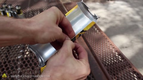 How to Make a Tiny BBQ Grill from a Soda Can