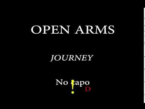 OPEN ARMS - JOURNEY - Easy Chords and Lyrics