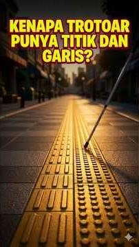Kenapa Trotoar Punya Titik Dan Garis?🚶😱