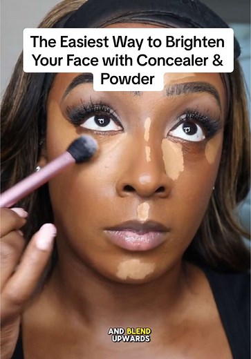 Here’s how to instantly brighten your face using makeup ✨ Perfect for tired days or when your skin needs a little glow-up! #howtobrighten #makeuptips #makeupforbeginners #glowup #flawlessbase #concealerhack