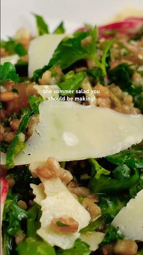 charlie bird’s farro salad recipe 🥗 #summersalads #summerrecipes #salad