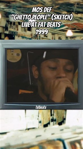 One more time for Mos Def performing live at Fat Beats NY in ‘99 🔥 | Fat Beats