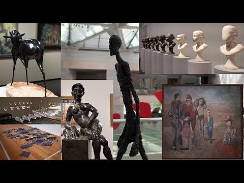 4K Walking tour of the National Gallery of Art East Building in Washington, DC